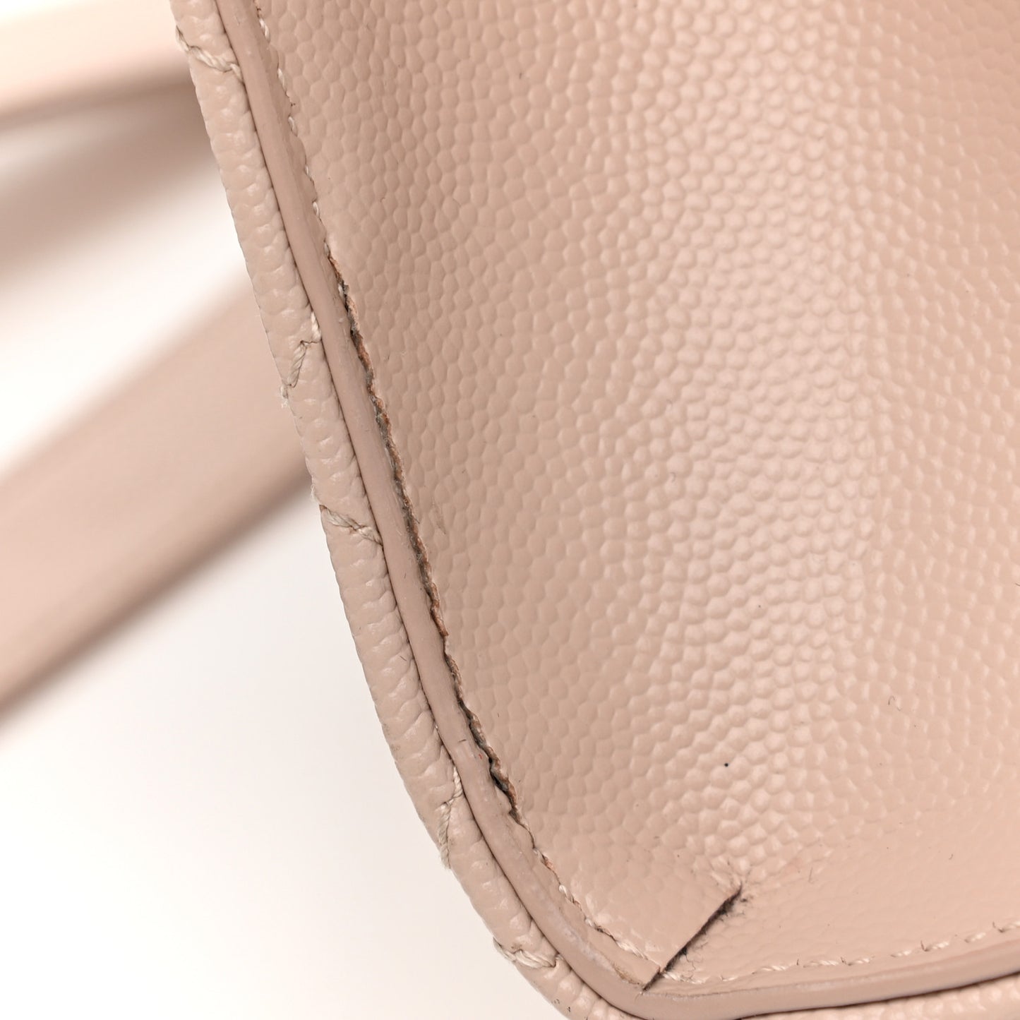 Grain De Poudre Textured Mixed Matelasse Medium Triquilt Monogram Satchel Marble Pink