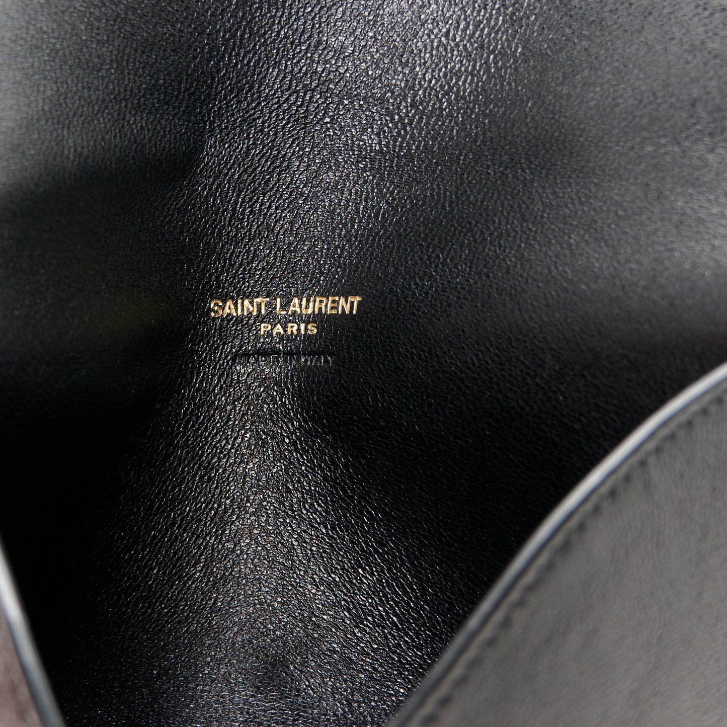Lambskin Chevron Quilted Medium Loulou Black
