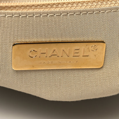 Chanel Goatskin Quilted Medium Chanel 19 Flap White 6 of 10