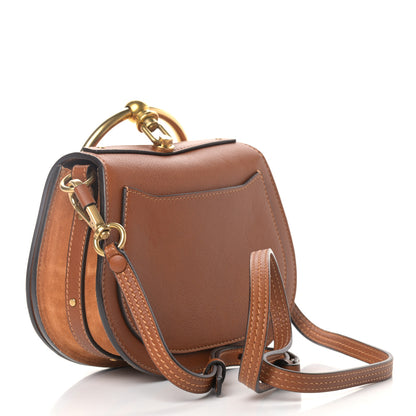Chloe Calfskin Suede Small Nile Bracelet Bag Caramel 5 of 12