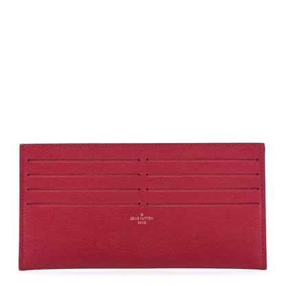 Louis Vuitton Calfskin Felicie Card Holder Insert Fuchsia 1 of 6