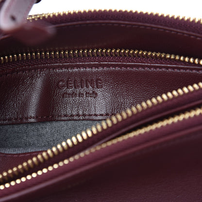 Celine Lambskin Small Trio Crossbody Bag Burgundy 9 of 18