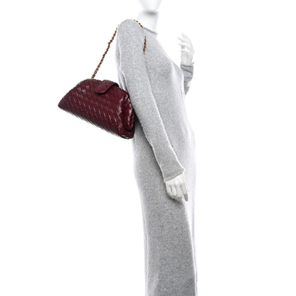 Bottega Veneta Nappa Intrecciato Teen The Lauren 1980 Clutch With Chain Barolo 2 of 11