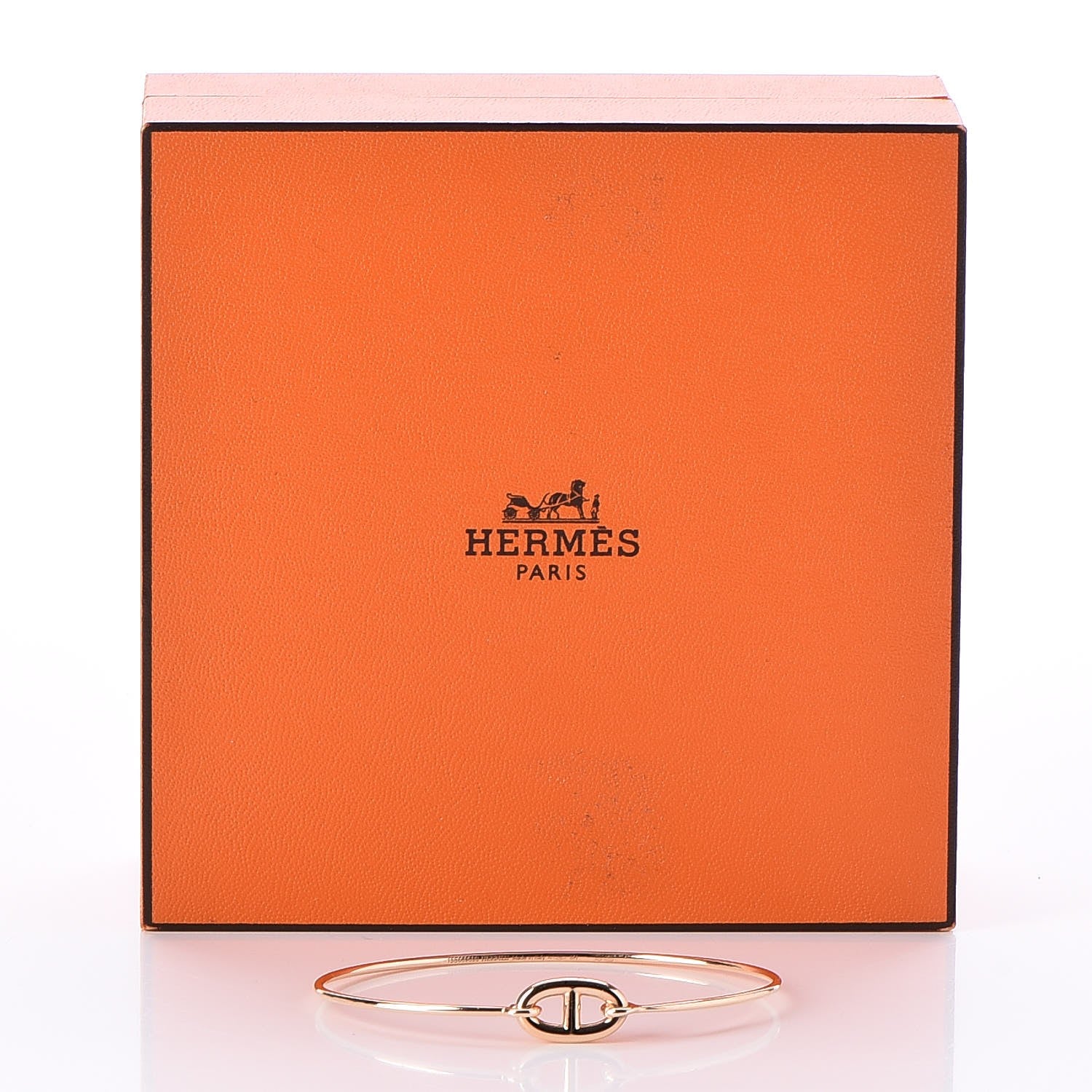 Hermes 18K Rose Gold PM Ronde Chaine d'Ancre Bracelet SH 8 of 8