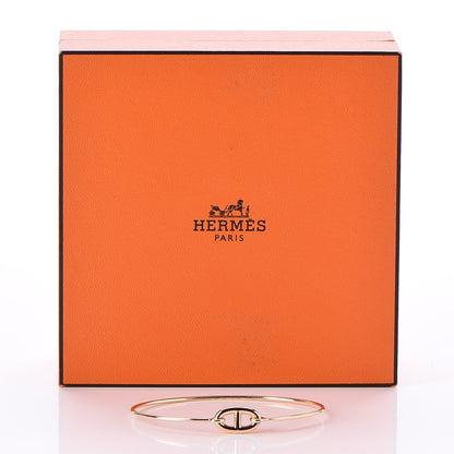 Hermes 18K Rose Gold PM Ronde Chaine d'Ancre Bracelet SH 8 of 8