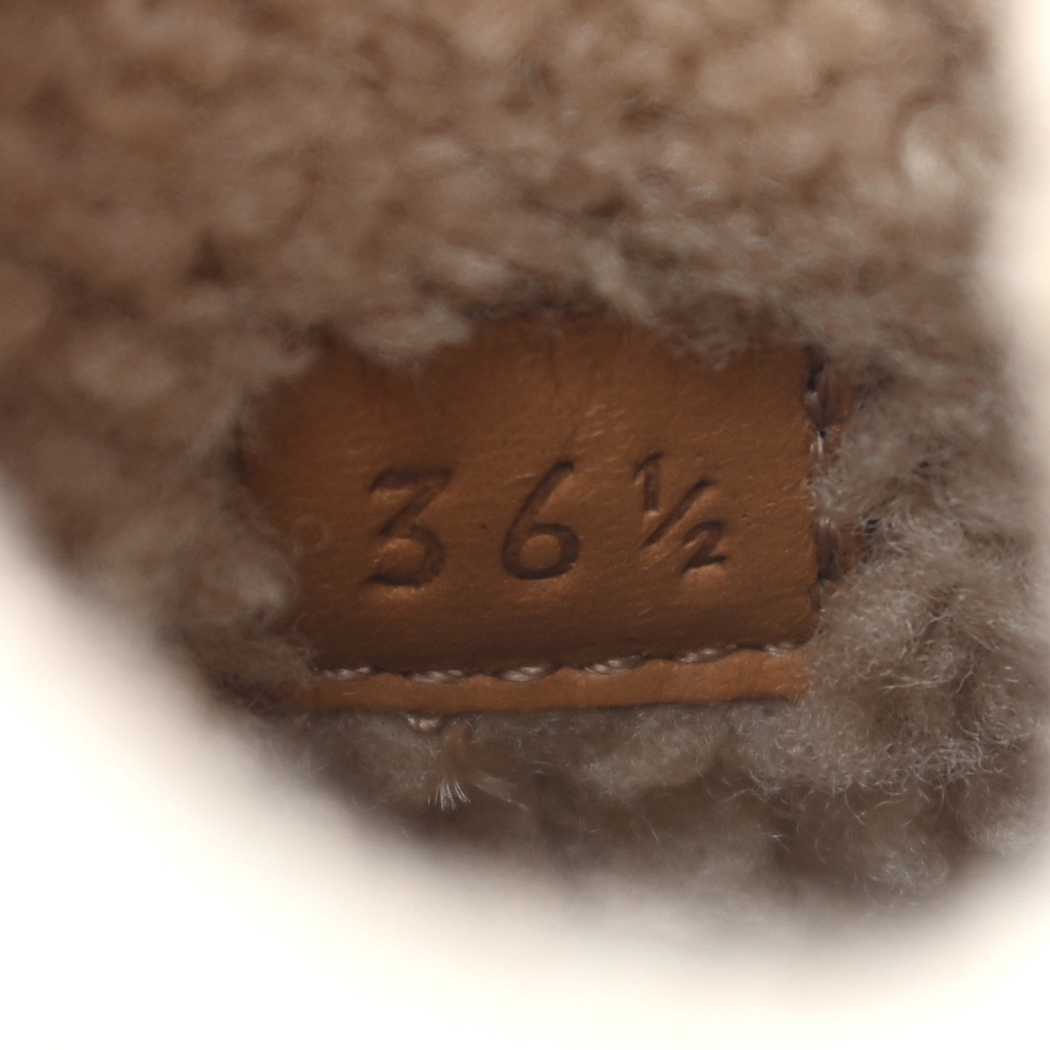 Gucci Covered Wool GG Monogram Womens Fria Horsebit Ankle Boots 36.5 Beige Ebony Butterscotch 9 of 9