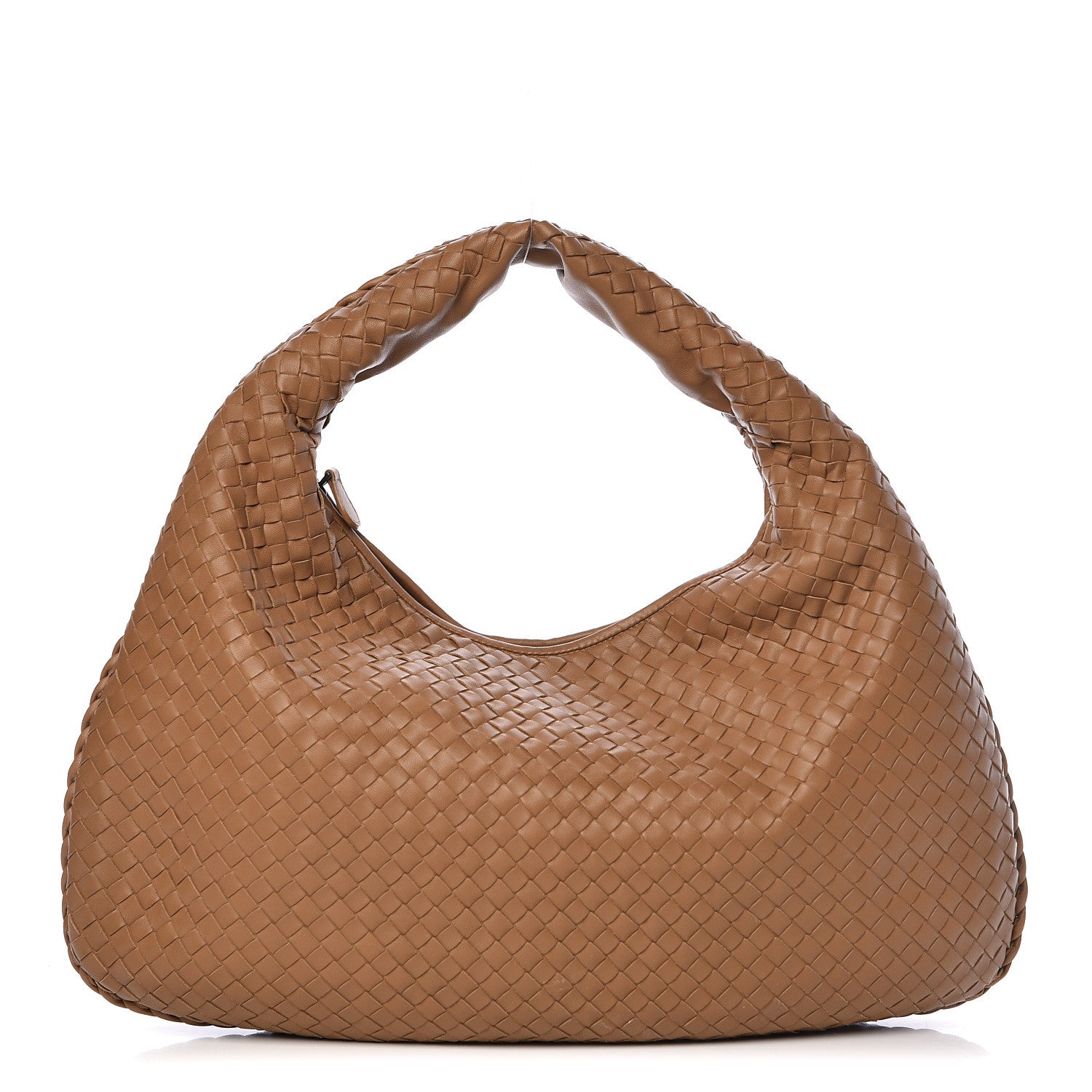 Bottega Veneta Nappa Intrecciato Large Veneta Hobo Camel 1 of 10