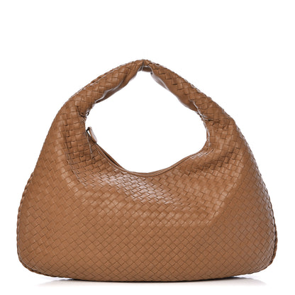 Bottega Veneta Nappa Intrecciato Large Veneta Hobo Camel 1 of 10