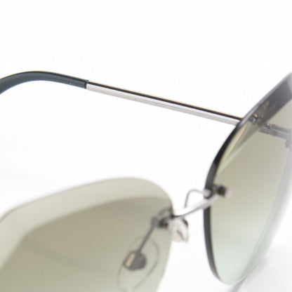 Chanel Metal Spring Round Sunglasses 4220 Gunmetal Green 5 of 8