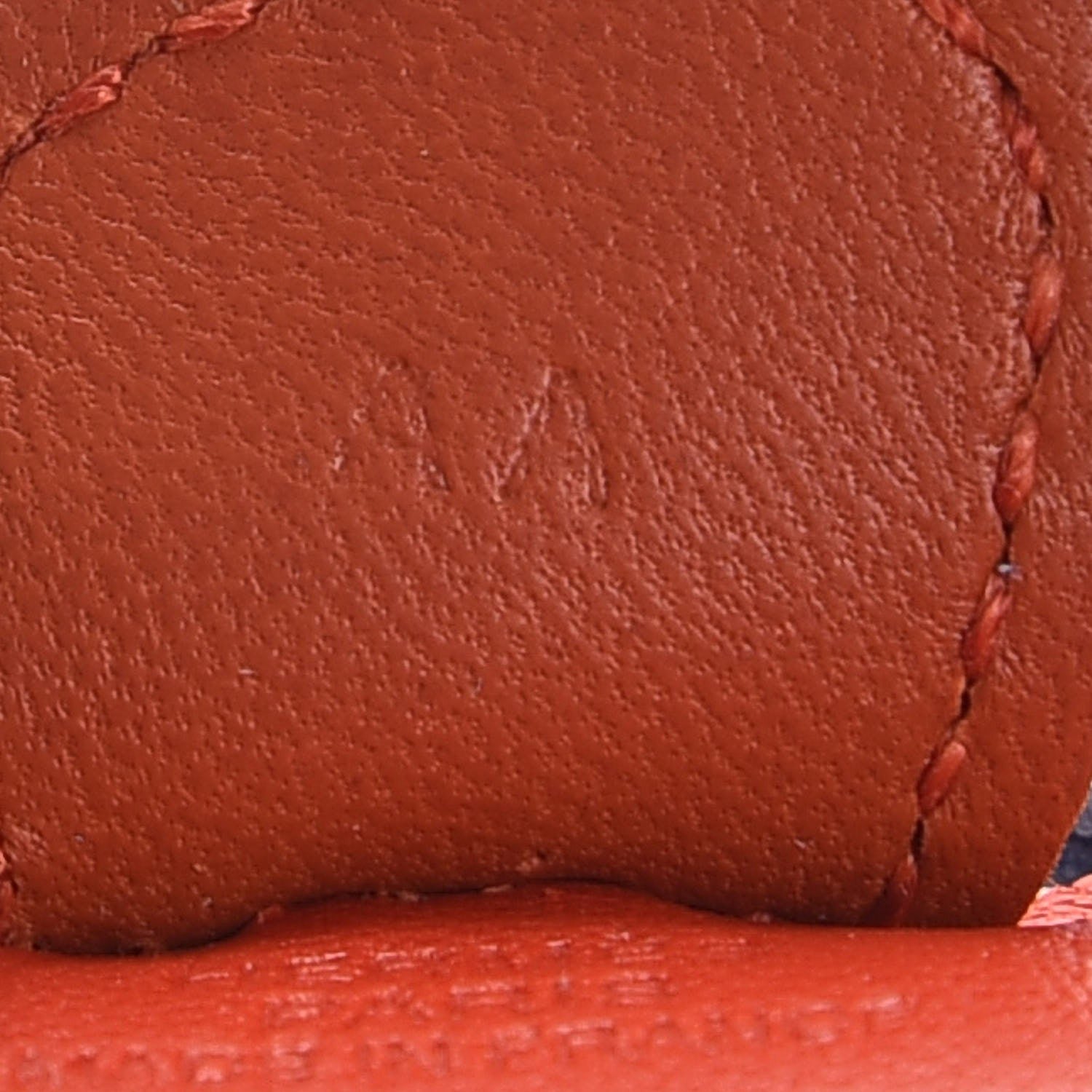 Hermes Milo Lambskin Grigri Rodeo Horse Bag Charm PM Capucine Celeste Cornaline 4 of 5