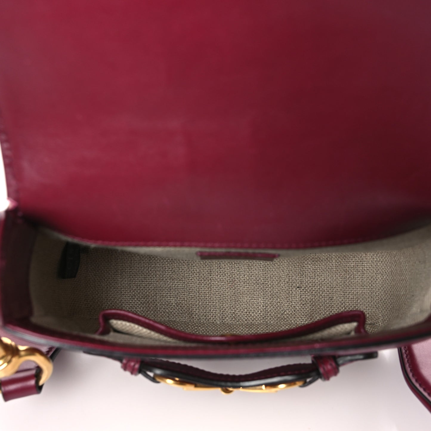 Ruinart Calfskin Small Lady Web Shoulder Bag Red