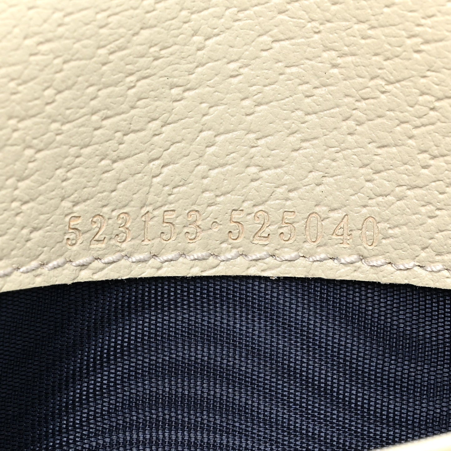 GG Supreme Monogram Textured Calfskin Web Ophidia Continental Wallet Beige White