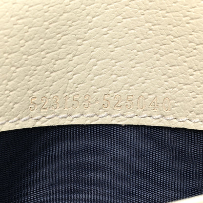 Gucci GG Supreme Monogram Textured Calfskin Web Ophidia Continental Wallet Beige White 10 of 15