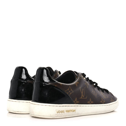 Louis Vuitton Patent Monogram Frontrow Sneakers 37.5 4 of 9