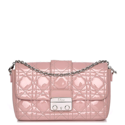 Christian Dior Patent Cannage New Lock Pouch Light Pink 1 of 9