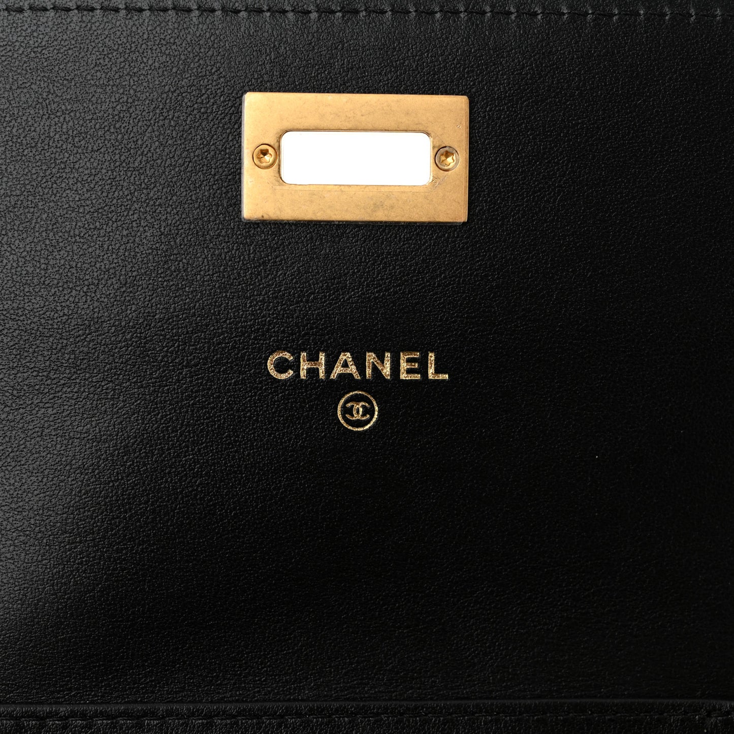 Aged Calfskin Quilted Mini Reissue Wallet On Chain WOC Black