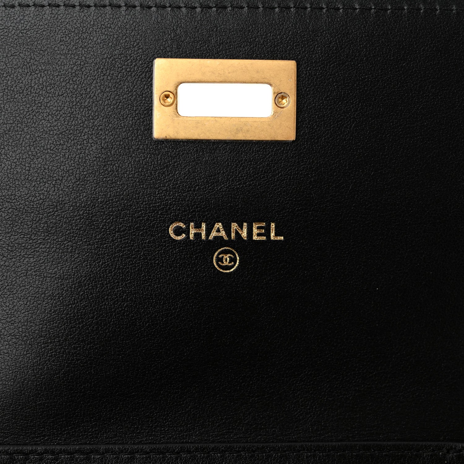 Chanel Aged Calfskin Quilted Mini Reissue Wallet On Chain WOC Black 6 of 10