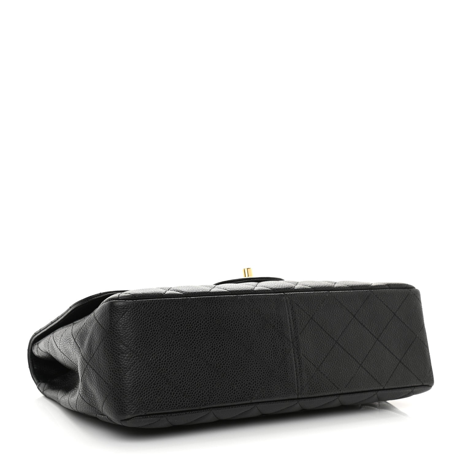 Chanel Caviar Quilted Jumbo Single Flap Black 3 of 10