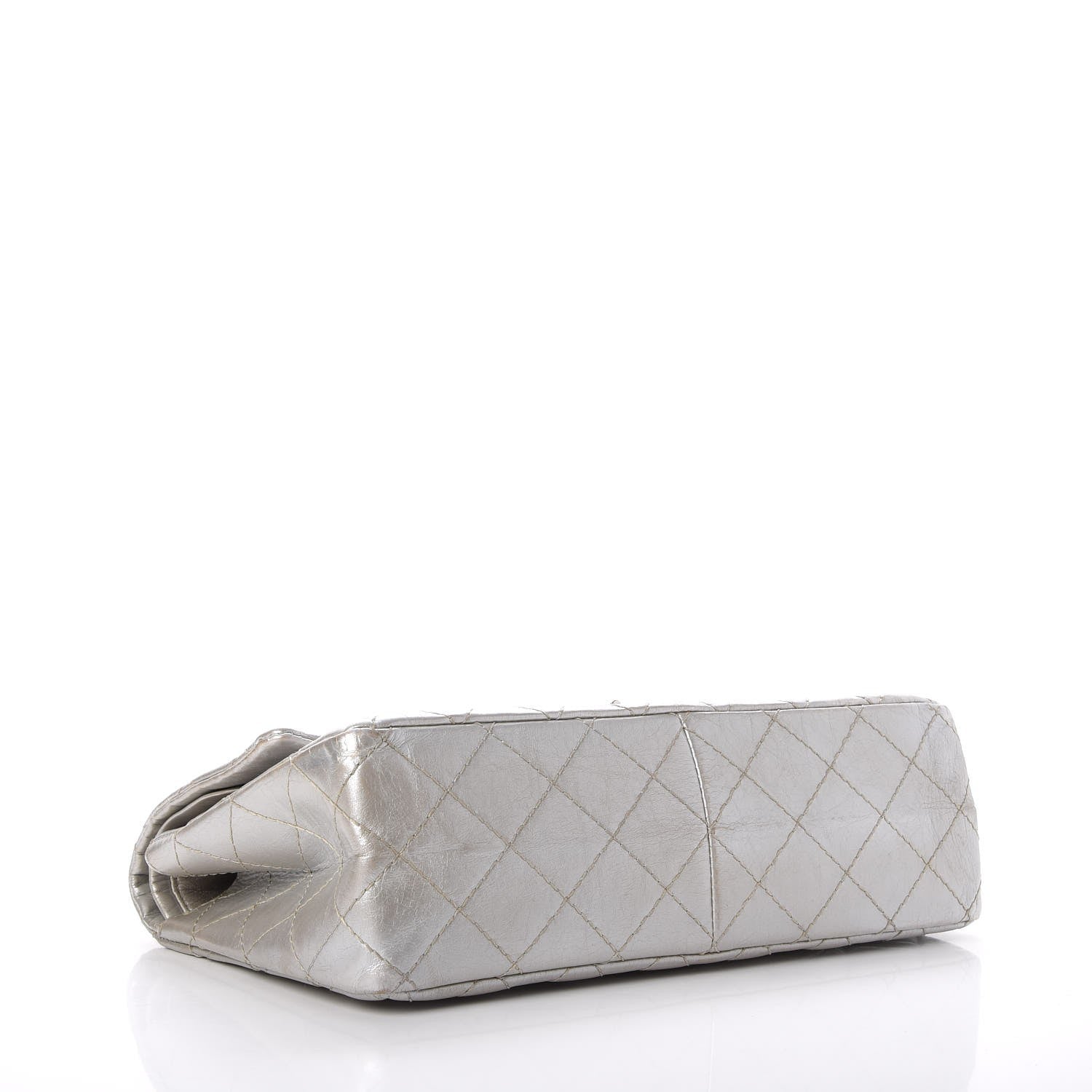 Chanel Metallic Aged Calfskin Quilted 2.55 Reissue 226 Flap Silver 4 of 17