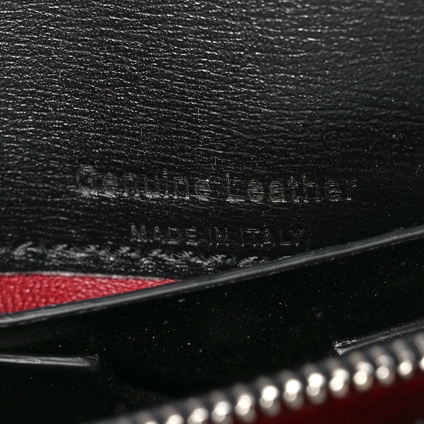 Calfskin Jitney Logo Flap Wallet On Chain Black