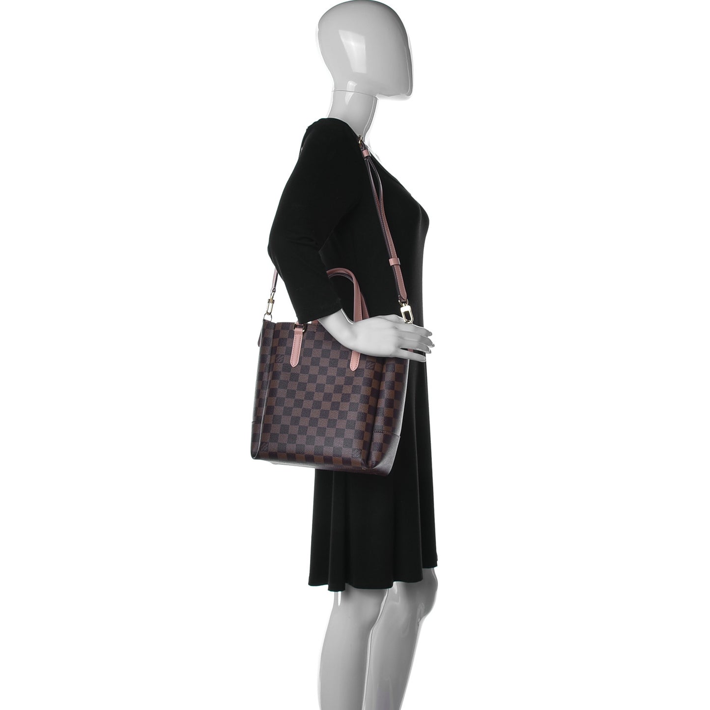 Damier Ebene Belmont PM Venus Pink