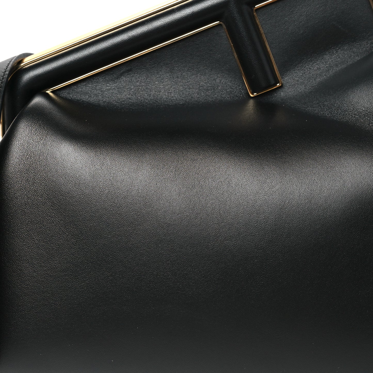 Shiny Nappa Medium Fendi First Black