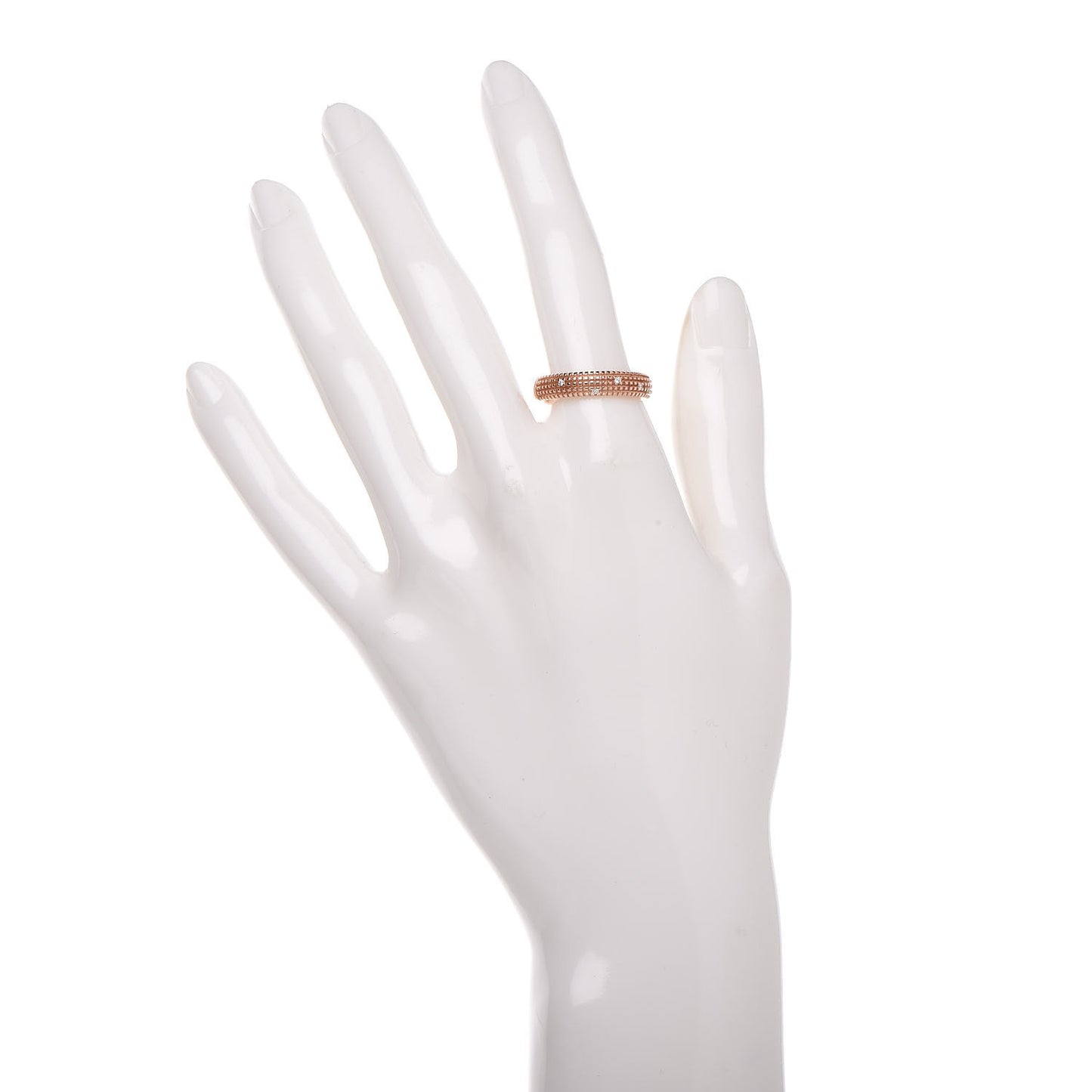 18K Rose Gold Diamond Metropolitan Ring 53 6.5