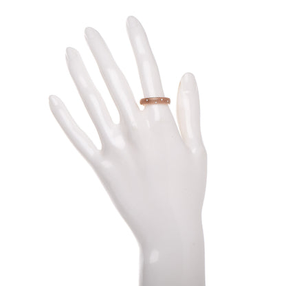 Damiani 18K Rose Gold Diamond Metropolitan Ring 53 6.5 2 of 4