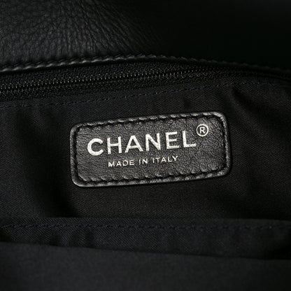 Chanel Lambskin Quilted Jumbo Chanel 3 Flap Bag Black 6 of 10