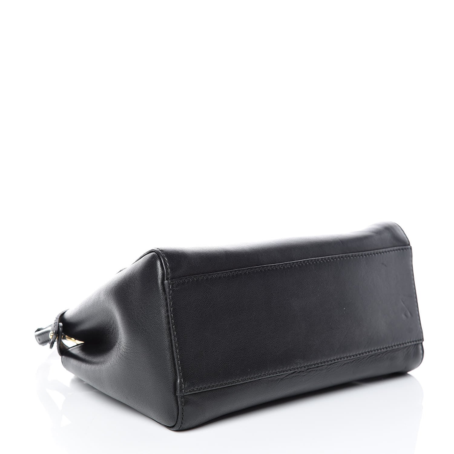 Fendi Nappa Mini Peekaboo Iconic Satchel Black 5 of 13