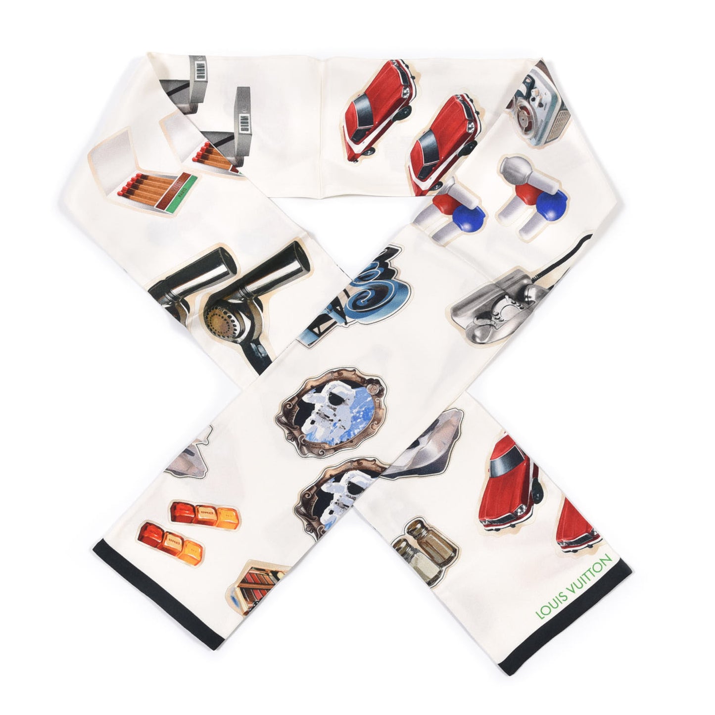 Silk Vernis Stickers Animation Stole White