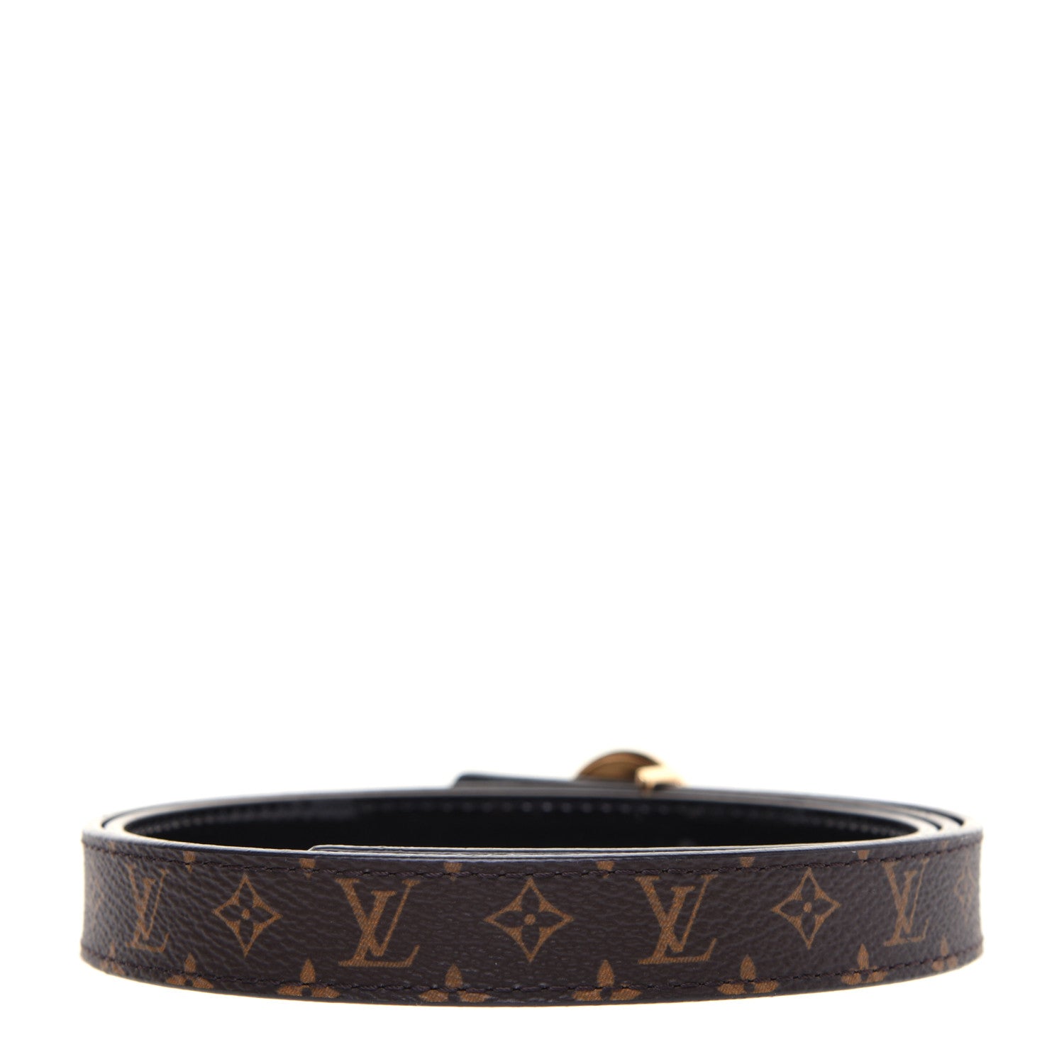 Louis Vuitton Monogram 25mm LV Circle Reversible Belt 90 36 Black 2 of 5