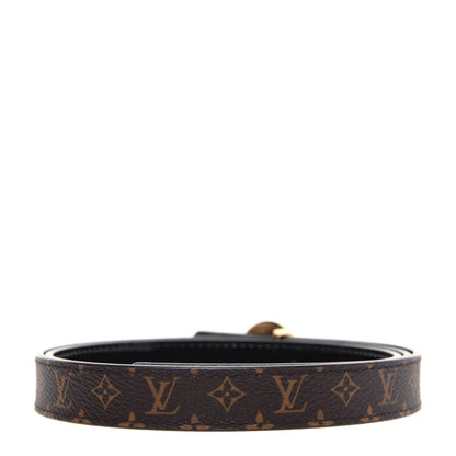 Louis Vuitton Monogram 25mm LV Circle Reversible Belt 90 36 Black 2 of 5