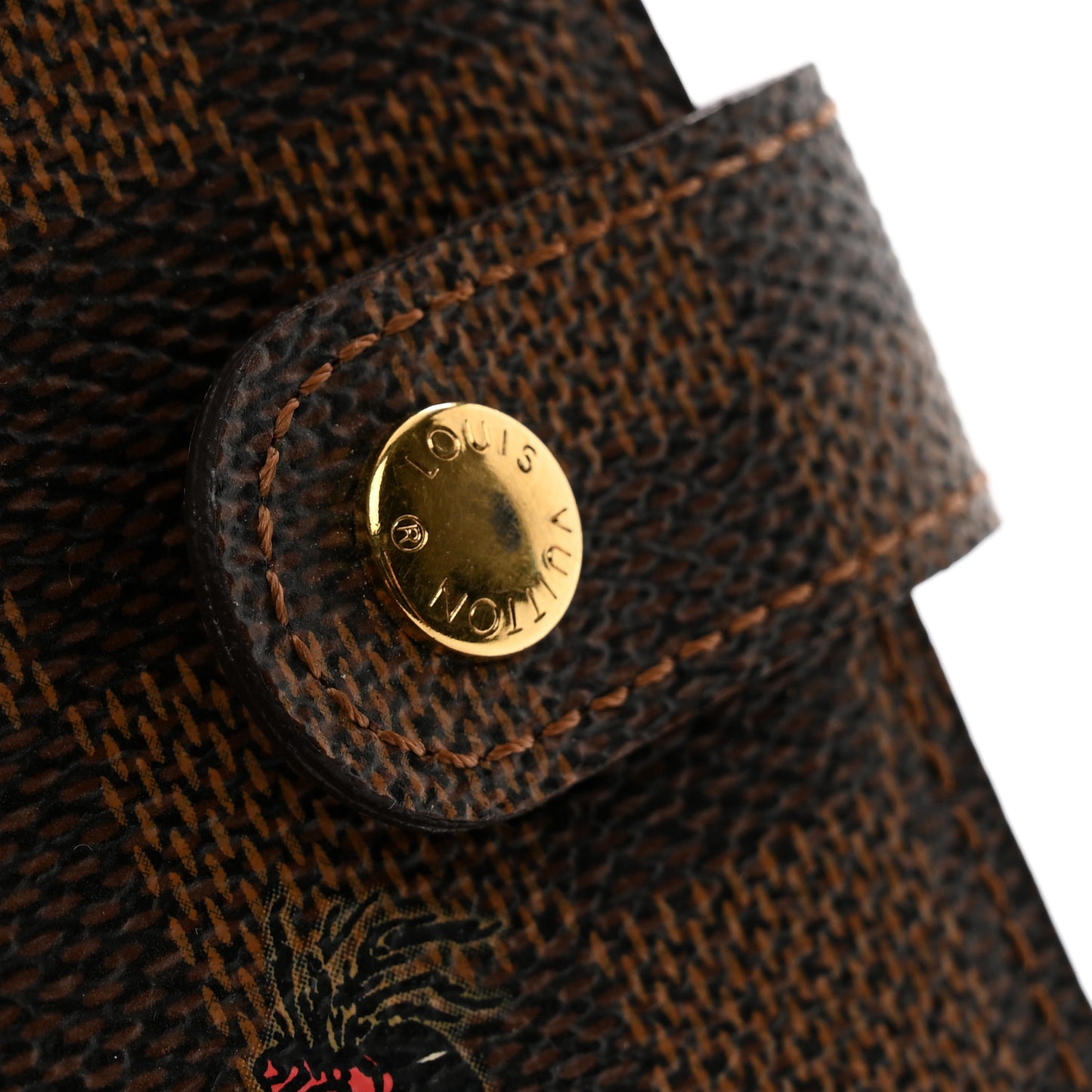 Damier Ebene Illustre Small Ring Agenda