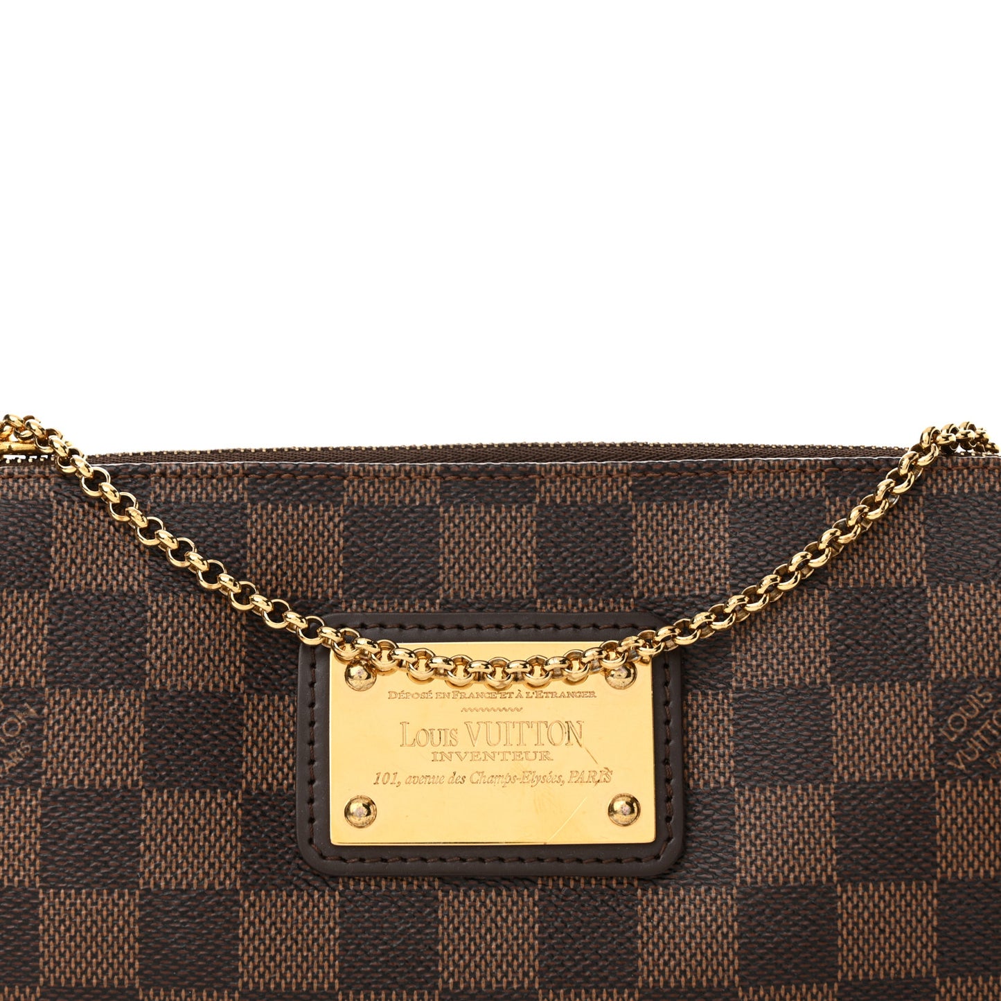 Damier Ebene Eva Clutch