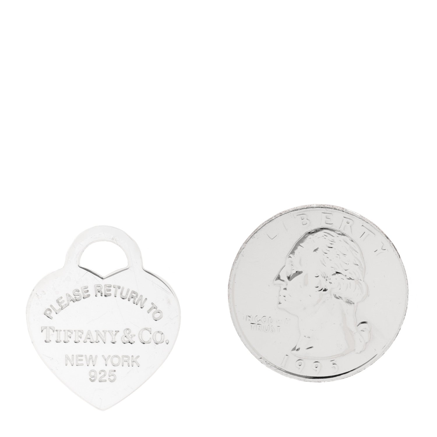 Tiffany Sterling Silver Return to Tiffany Heart Pendant 2 of 4