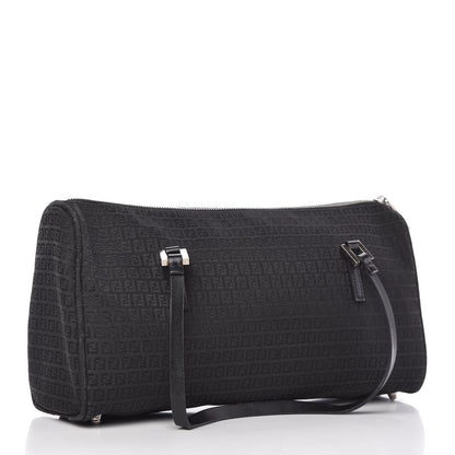 Fendi Zucchino Shoulder Bag Black 3 of 10
