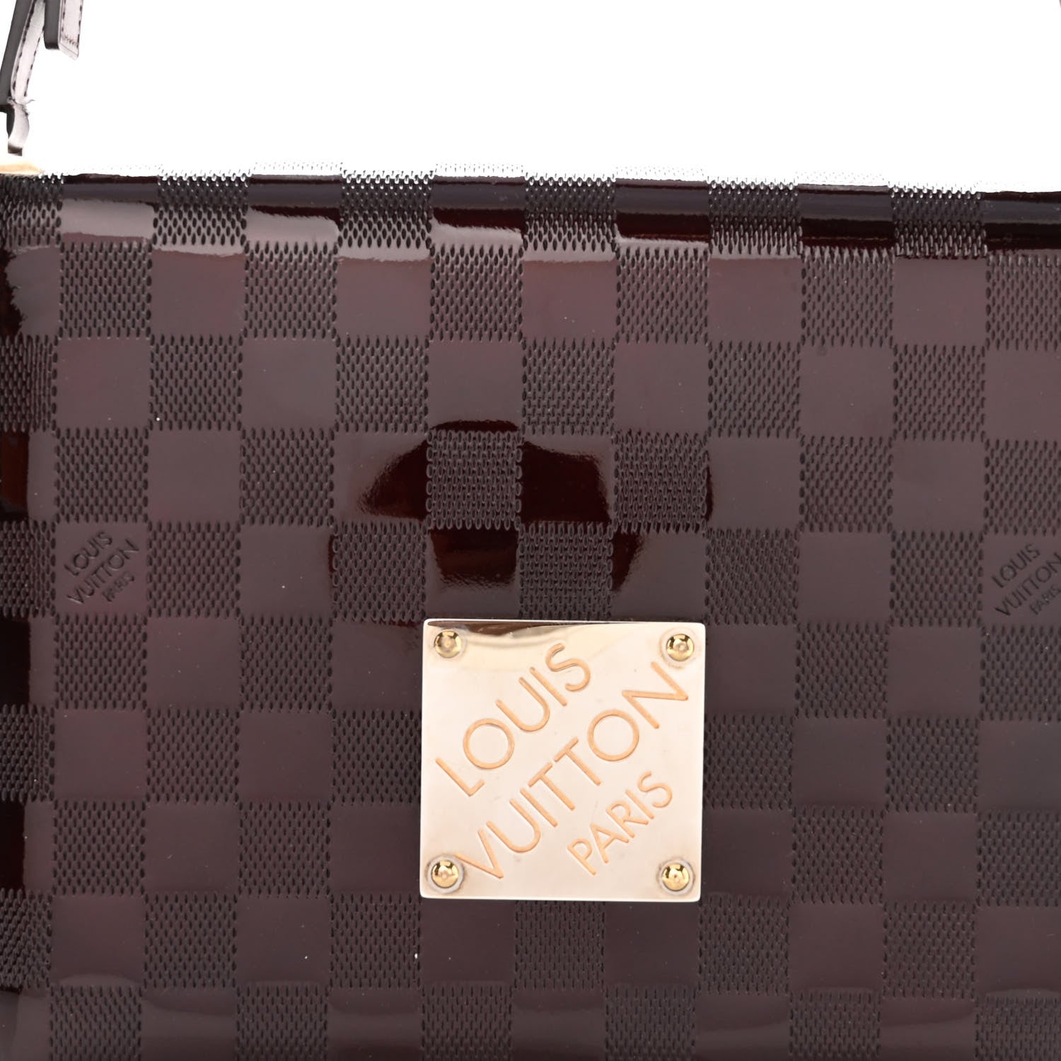 Louis Vuitton Damier Vernis Cabaret Bag Carmine 7 of 18