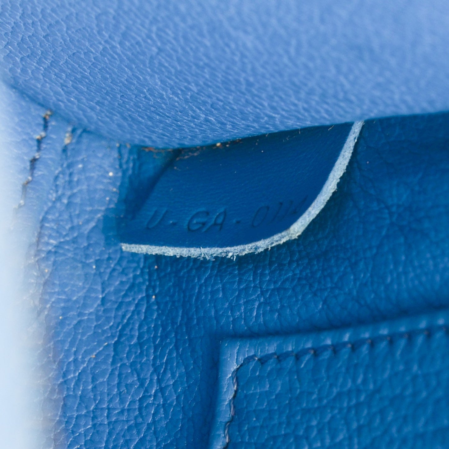 Palmelato Calfskin Nano Luggage Electric Blue