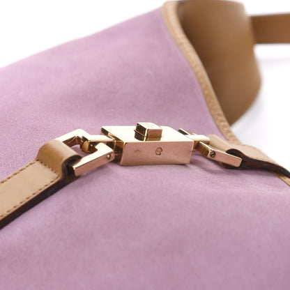 Gucci Suede Jackie O Hobo Pink Light Brown 11 of 12