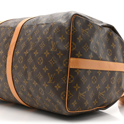 Louis Vuitton Monogram Keepall Bandouliere 55 10 of 19