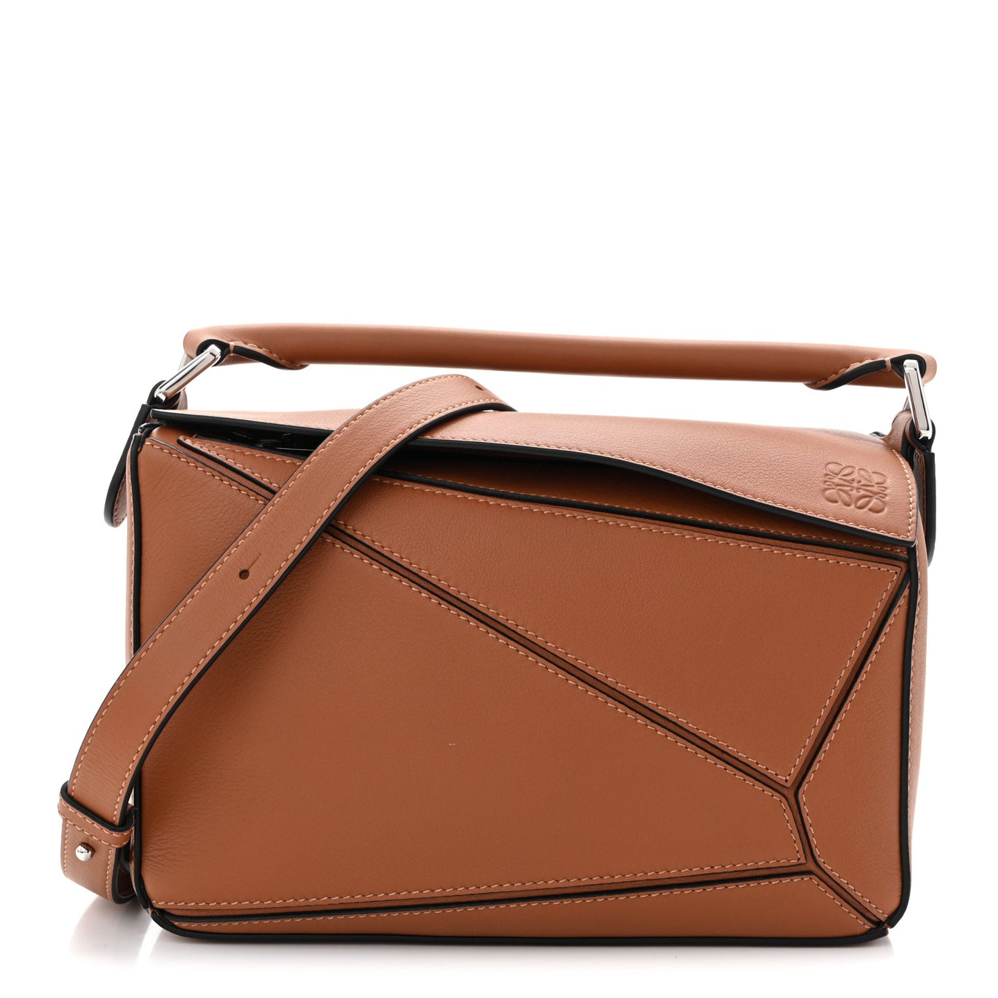 Calfskin Small Puzzle Bag Tan