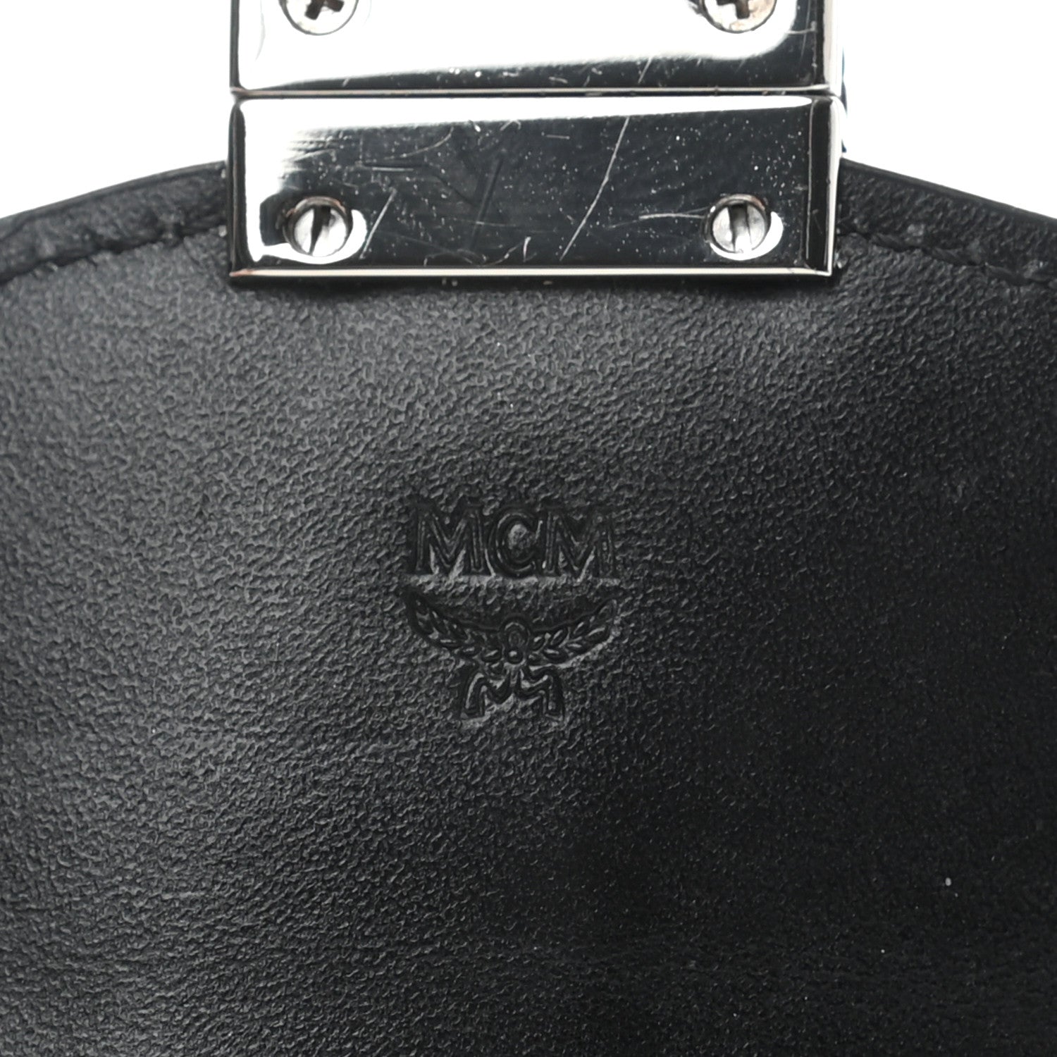 MCM Visetos Mini Accordion Card Wallet Black 5 of 6