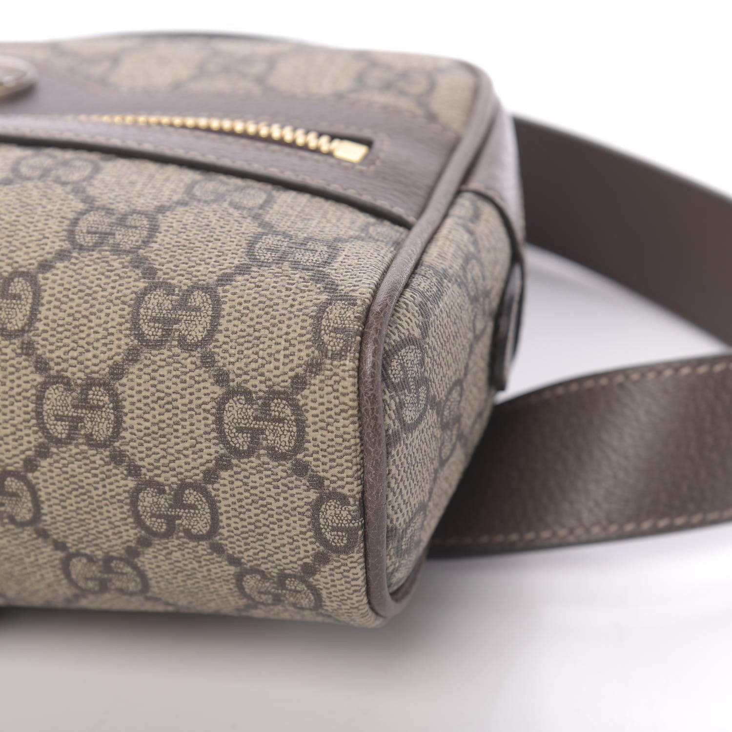 Gucci GG Supreme Monogram Web Small Ophidia Belt Bag 75 30 Dark Brown 10 of 10