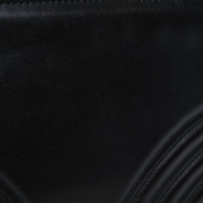 Gucci Calfskin Matelasse Medium GG Marmont Shoulder Bag Black 11 of 12