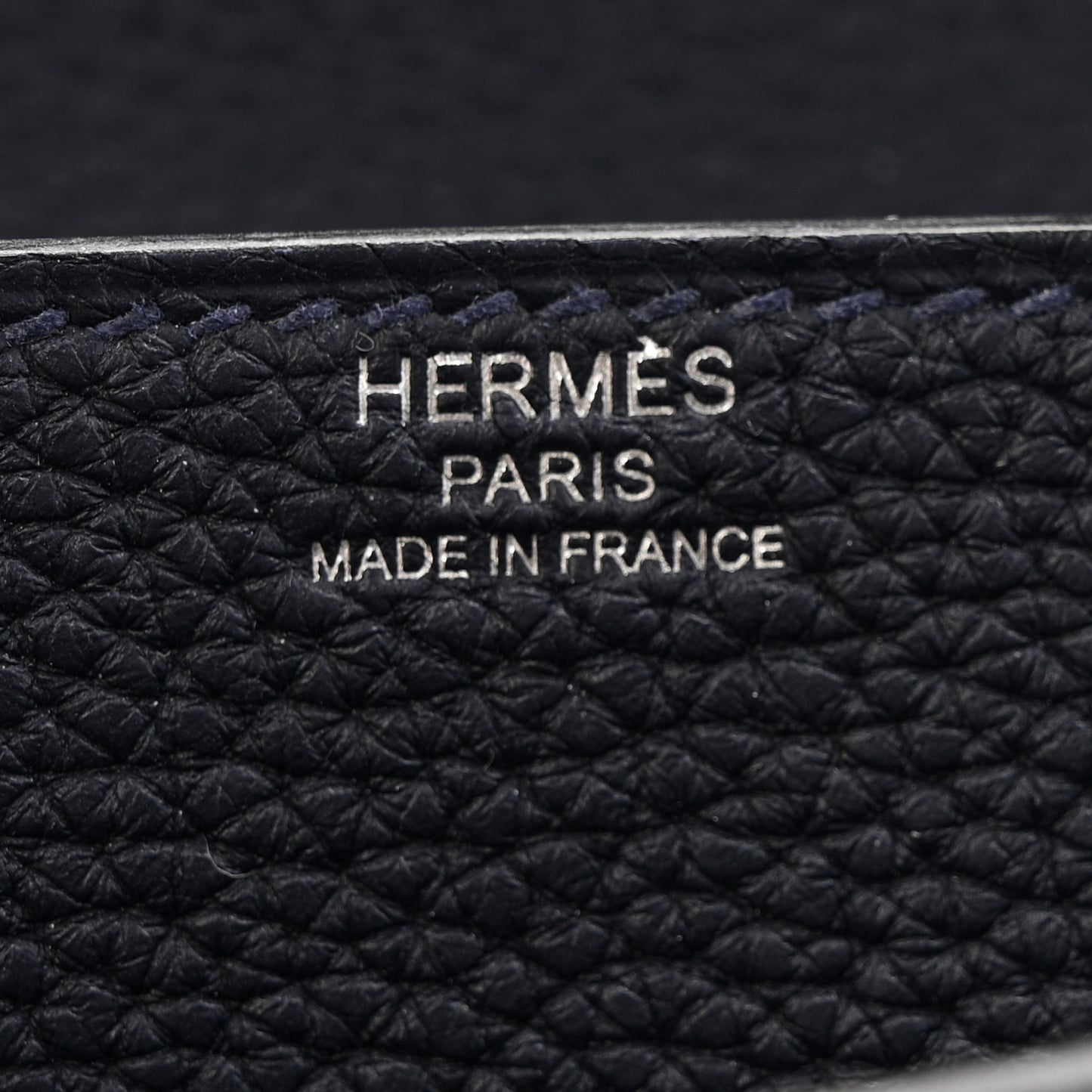 Togo Kelly Depeches 25 Pouch Bleu Nuit