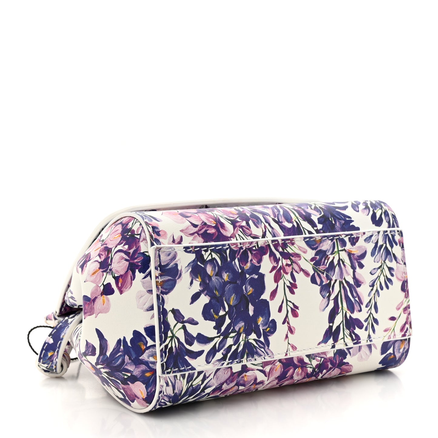 Dauphine Mini Floral Print Miss Sicily Satchel White Multicolor