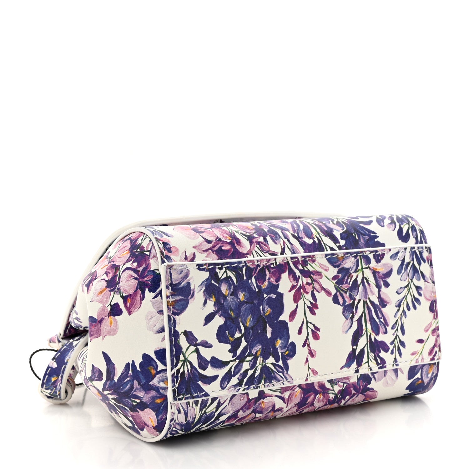 Dolce & Gabbana Dauphine Mini Floral Print Miss Sicily Satchel White Multicolor 4 of 11