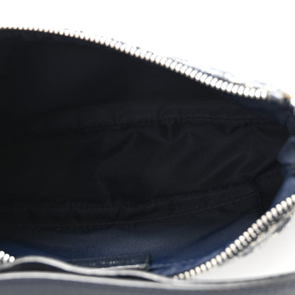 Christian Dior Monogram Shoulder Bag Pochette Blue 5 of 10