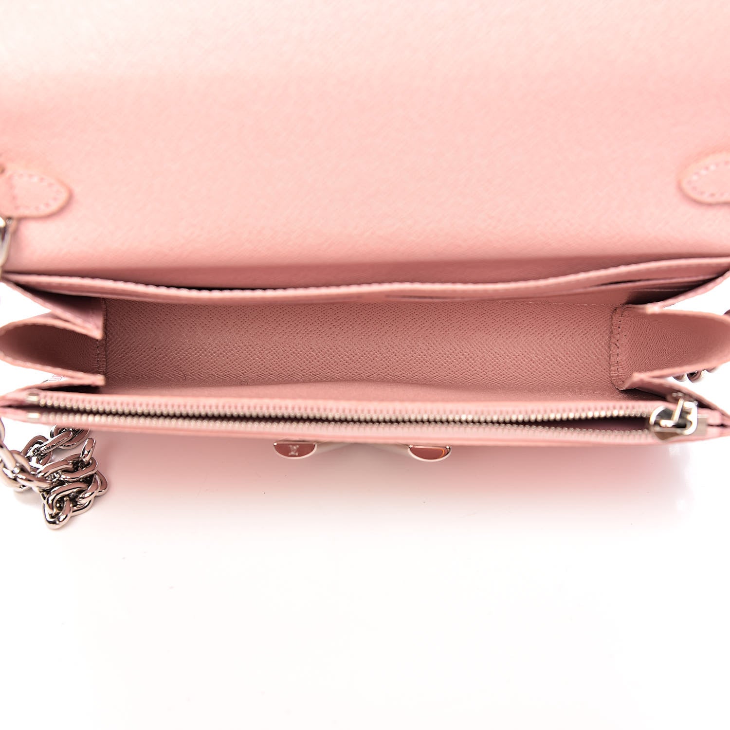 Louis Vuitton Epi Twist Chain Wallet Rose Ballerine 5 of 9